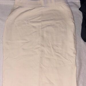 Elegant Cream Women's Skirt